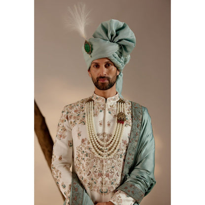 Jatin Malik Opaline Sherwani (Set of 5)
