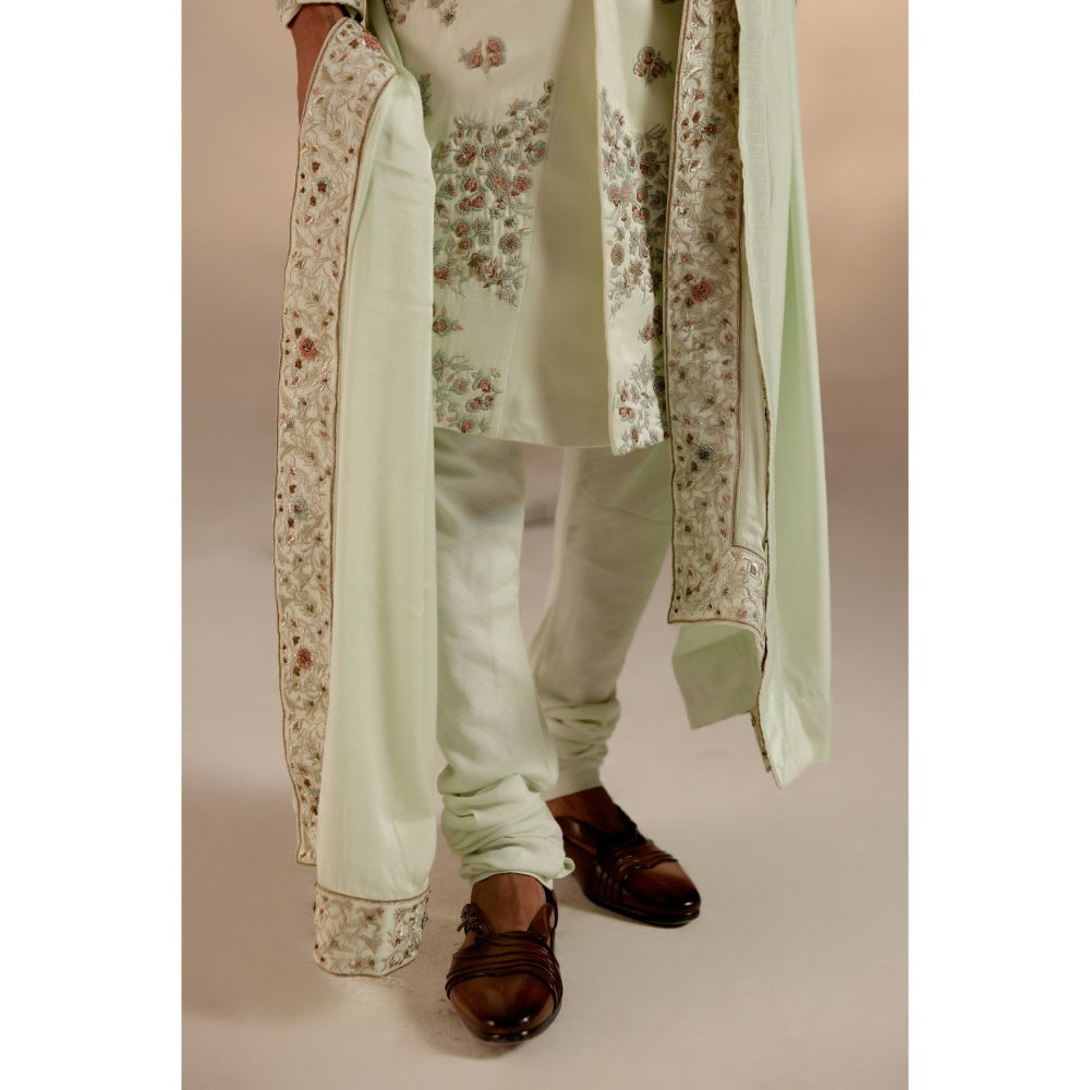 Jatin Malik The Elegant Groom Sherwani with Stole & Safa (Set of 5)
