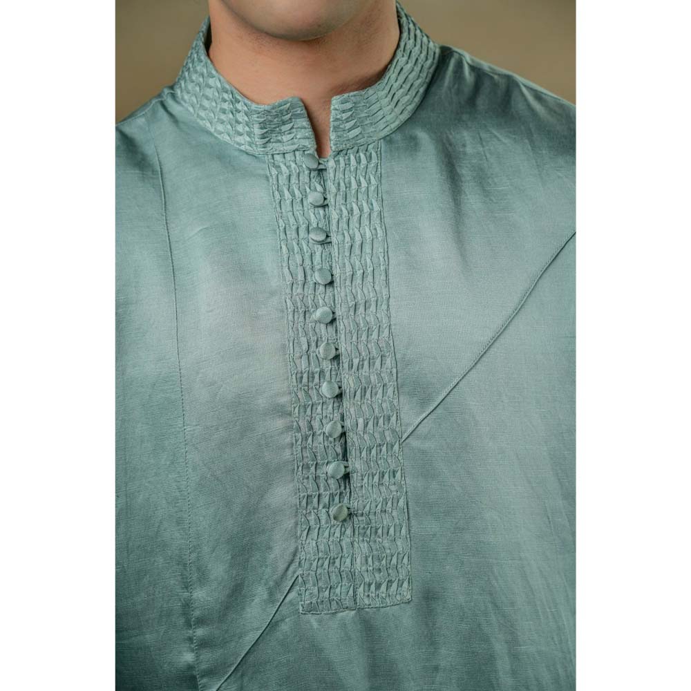 Jatin Malik Chateau Delight Short Jacket with Kurta & Trouser (Set of 3)