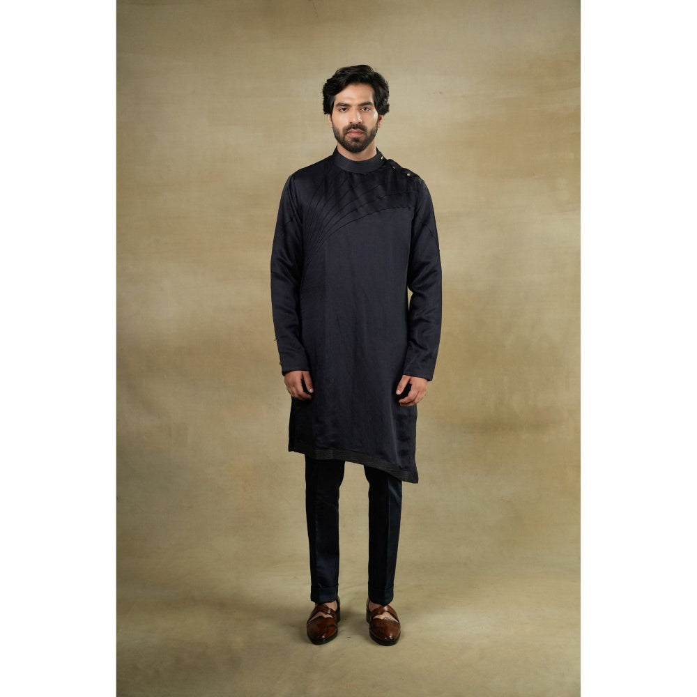 Jatin Malik John Wane Shrug with Kurta & Trouser (Set of 3)