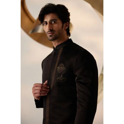 Jatin Malik Lullaby Bandhgala with Trouser (Set of 2)