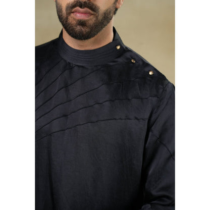 Jatin Malik Midnight Wane Kurta (Set of 2)