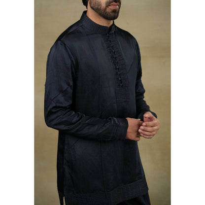 Jatin Malik Midnight Short Kurta (Set of 2)