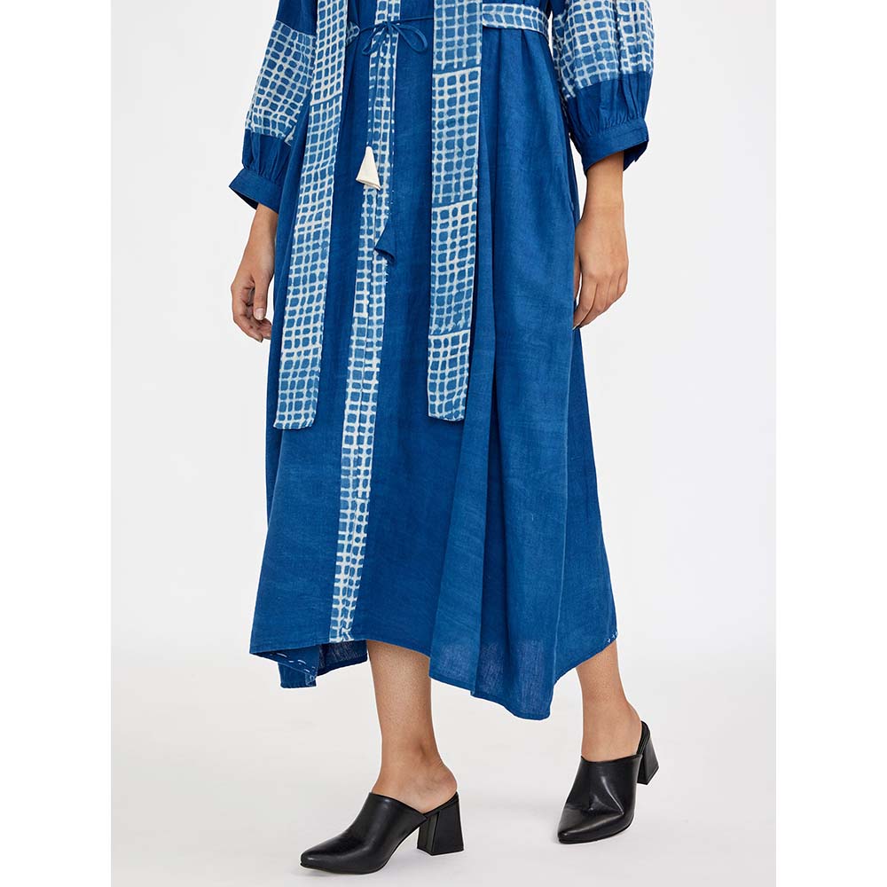 JAYATI GOENKA Blue Midi Dress (Set of 3)