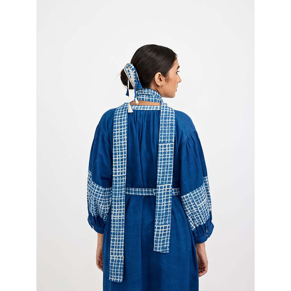 JAYATI GOENKA Blue Midi Dress (Set of 3)