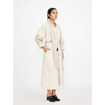 JAYATI GOENKA White Midi Dress (Set of 3)