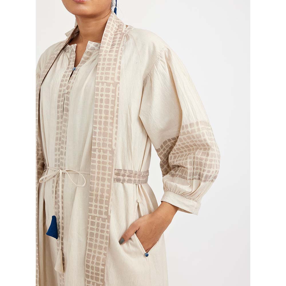 JAYATI GOENKA White Midi Dress (Set of 3)