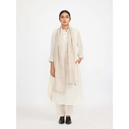 JAYATI GOENKA White Co-ord with Jg Signature Button Knot Detail (Set of 3)