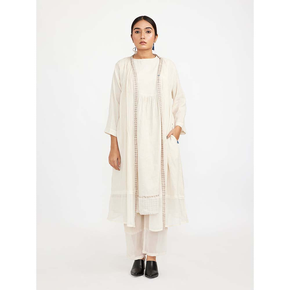 JAYATI GOENKA White Fuss Free Co-ord (Set of 3)