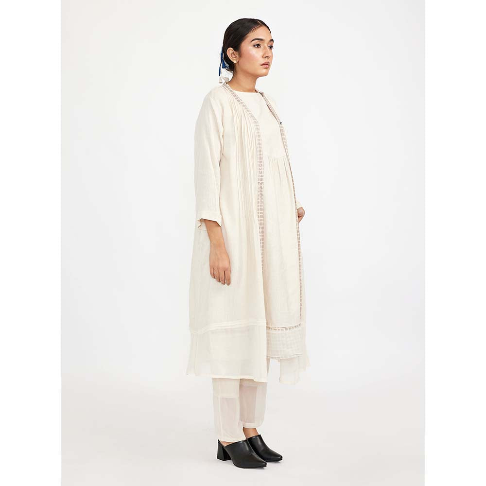 JAYATI GOENKA White Fuss Free Co-ord (Set of 3)