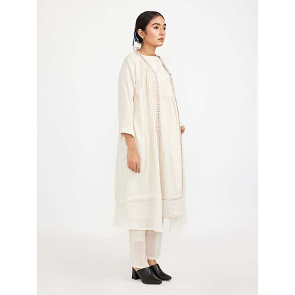 JAYATI GOENKA White Fuss Free Co-ord (Set of 3)