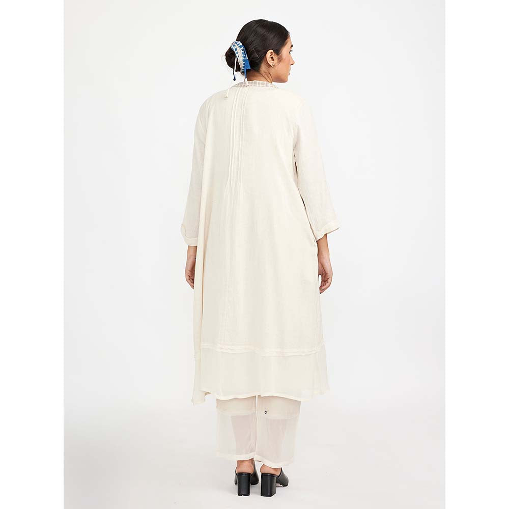 JAYATI GOENKA White Fuss Free Co-ord (Set of 3)
