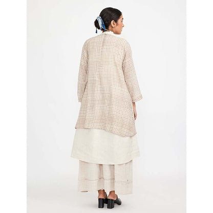 JAYATI GOENKA Beige Fuss Free Co-ord (Set of 4)