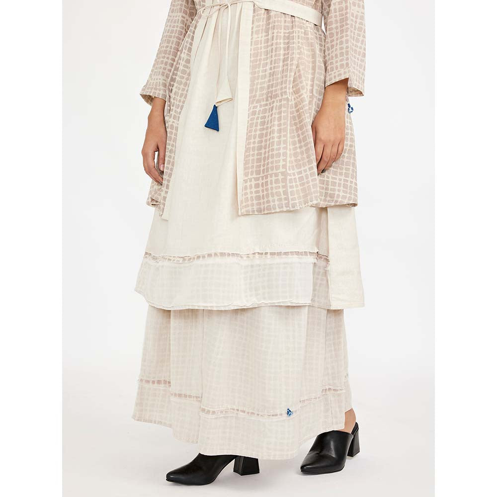 JAYATI GOENKA Beige Fuss Free Co-ord (Set of 4)