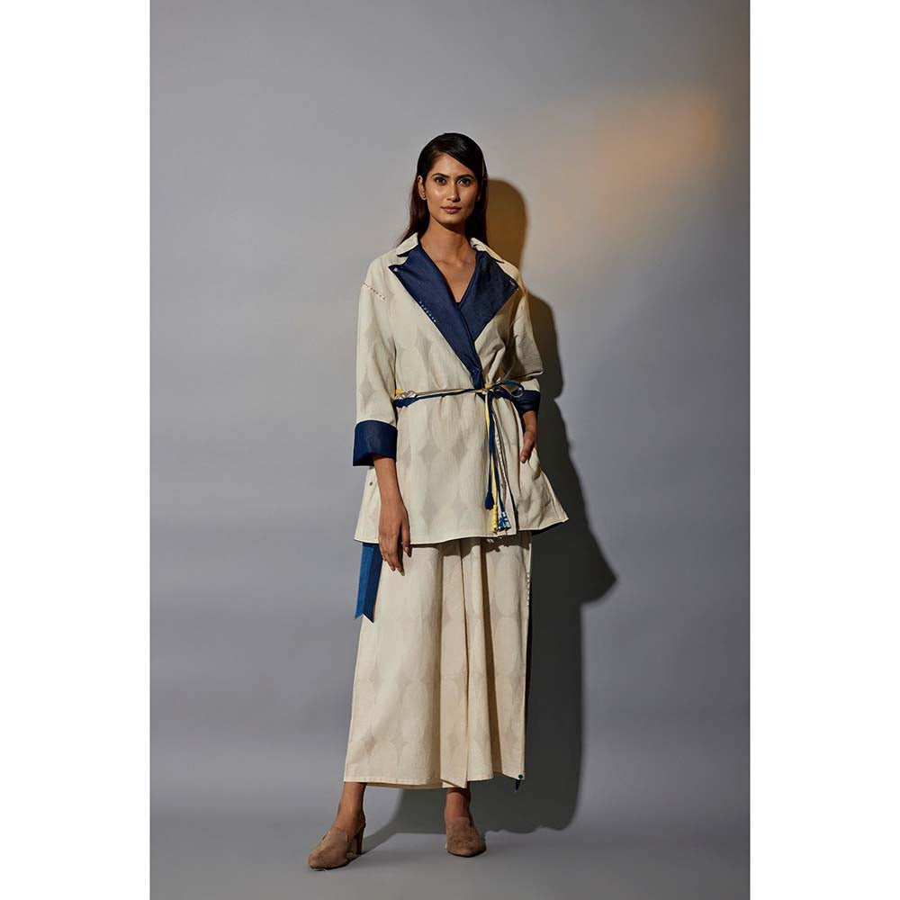 JAYATI GOENKA Denim Jacket Reversible Co-Ord (Set of 4)