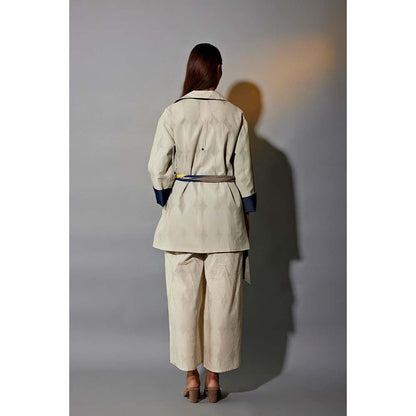 JAYATI GOENKA Denim Jacket Reversible Co-Ord (Set of 4)