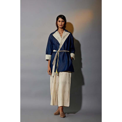 JAYATI GOENKA Denim Jacket Reversible Co-Ord (Set of 4)