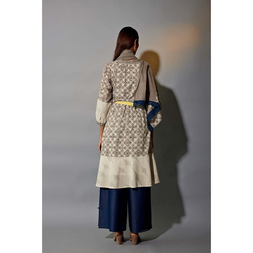 JAYATI GOENKA 24 X 7 Festive Printed Grey Co-Ord (Set of 5)