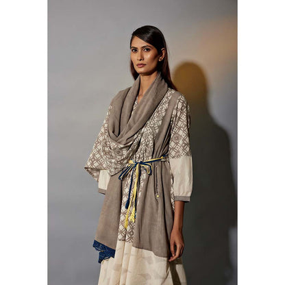 JAYATI GOENKA 24 X 7 Festive Printed Grey Co-Ord (Set of 5)