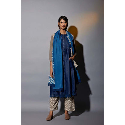 JAYATI GOENKA Smart Festive Denim Dress Co-Ord (Set of 6)