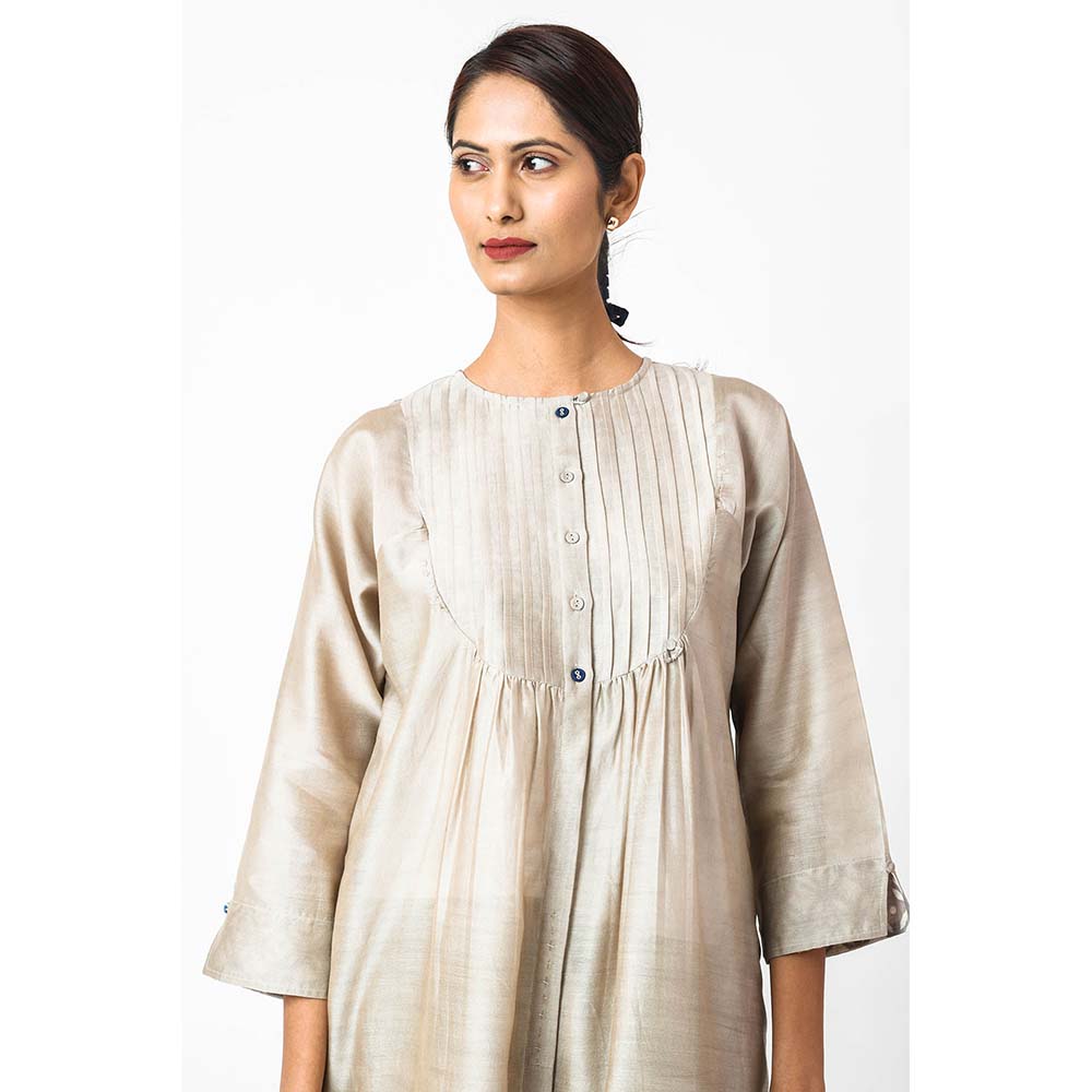 JAYATI GOENKA Solid Latte Co-Ord (Set of 2)