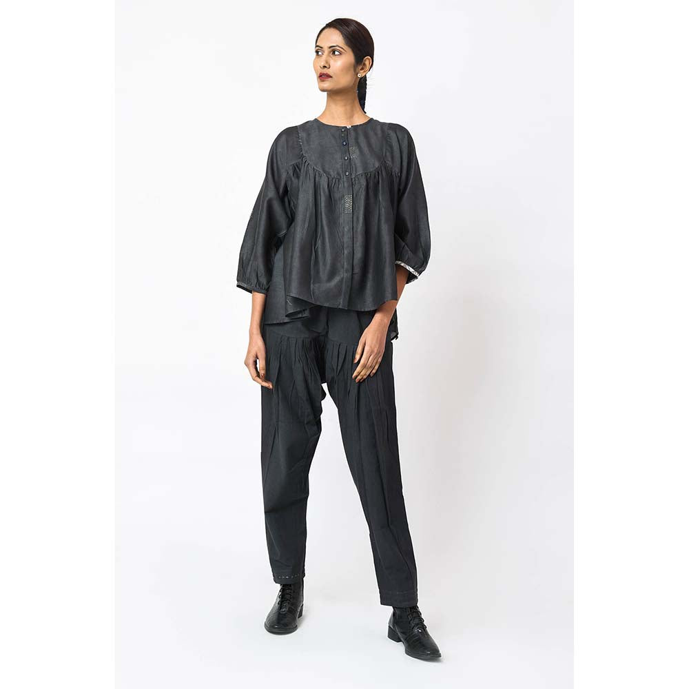 JAYATI GOENKA Solid Carbon Co-Ord (Set of 2)