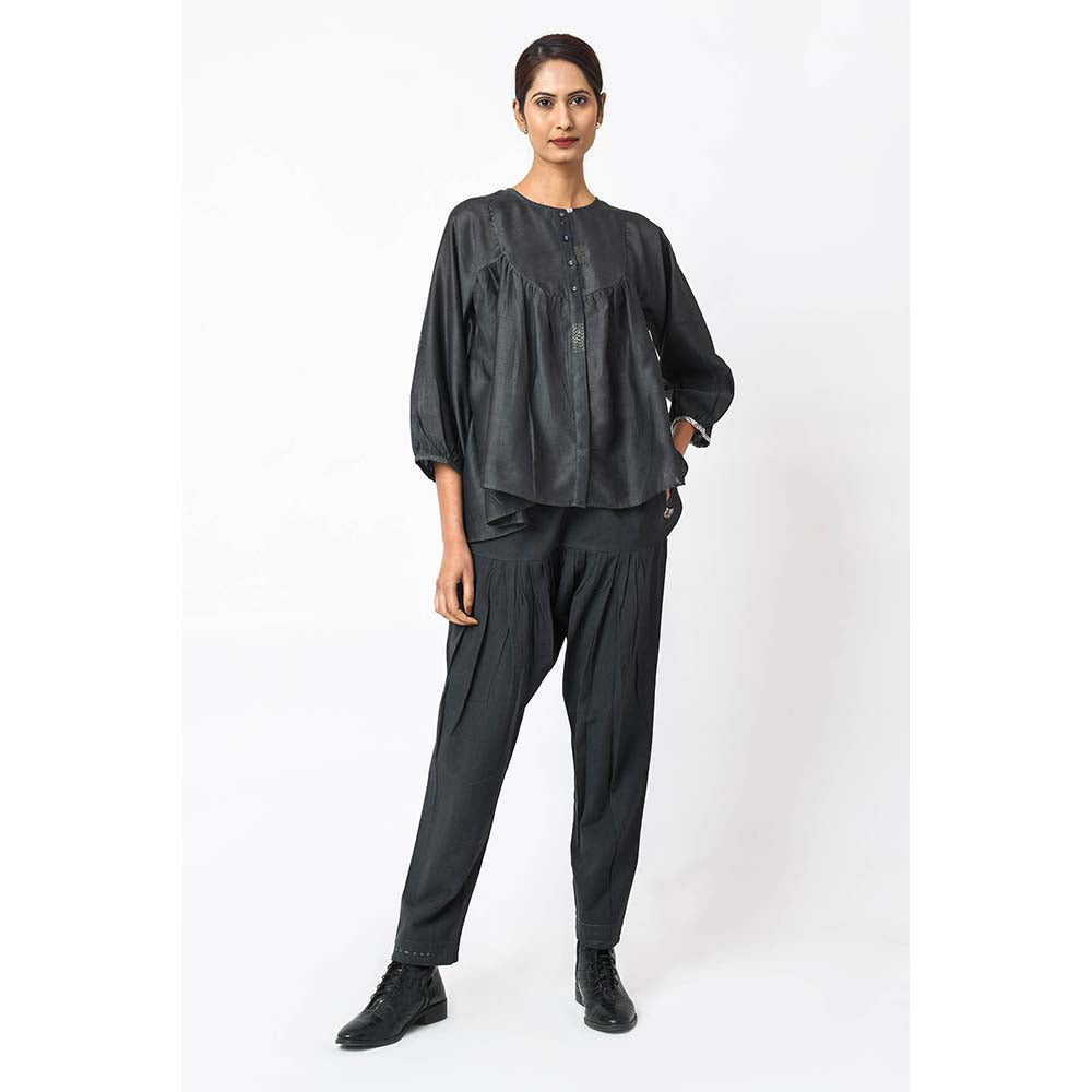 JAYATI GOENKA Solid Carbon Co-Ord (Set of 2)