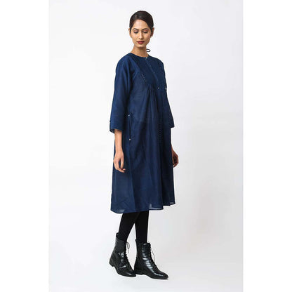 JAYATI GOENKA Solid Royal Indigo Top