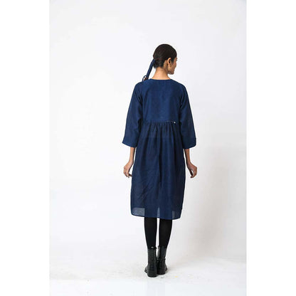 JAYATI GOENKA Solid Royal Indigo Top