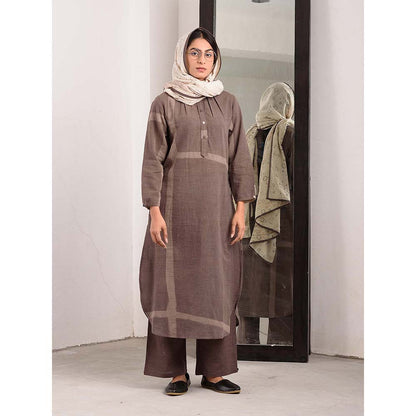 JAYATI GOENKA Taupe Solid Pants