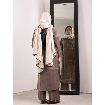 JAYATI GOENKA Taupe Solid Pants