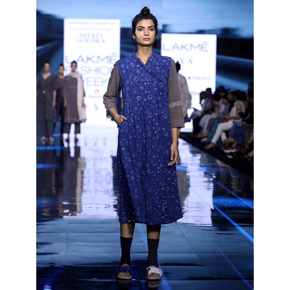 JAYATI GOENKA Blue Printed Kurta