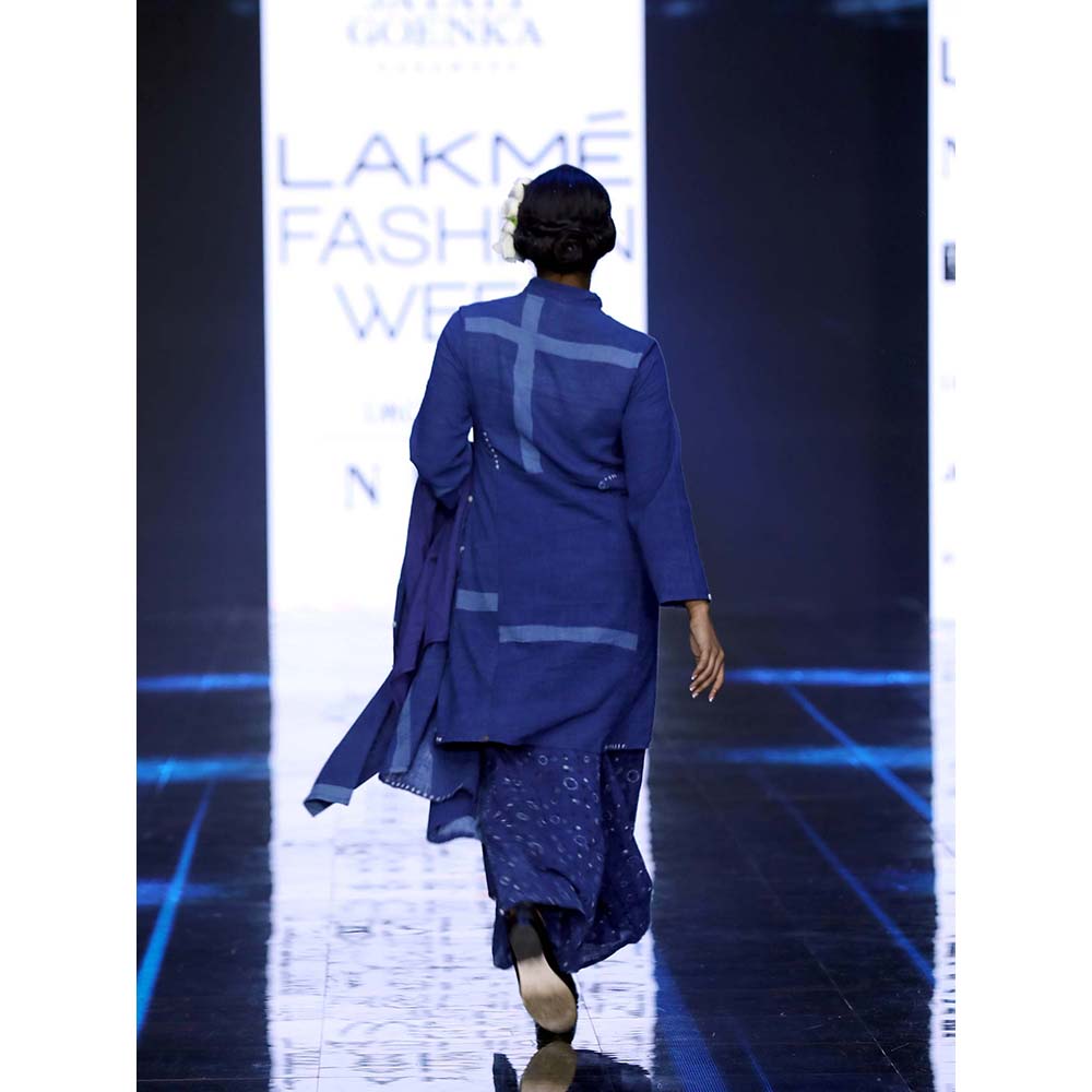 JAYATI GOENKA Blue Printed Pants
