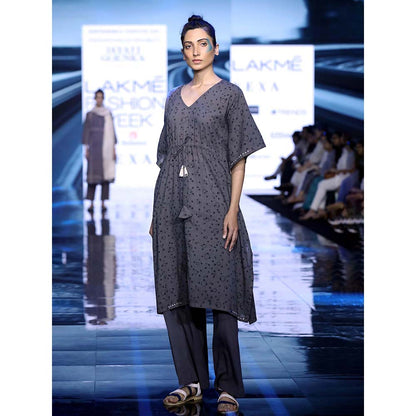 JAYATI GOENKA Grey Printed Kaftan