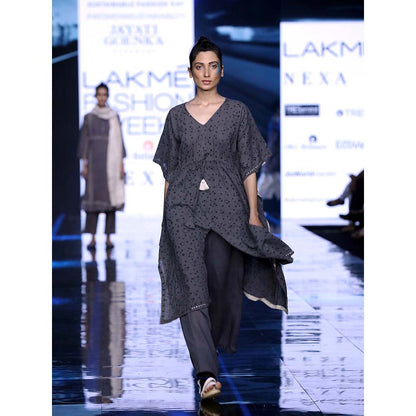 JAYATI GOENKA Grey Printed Kaftan