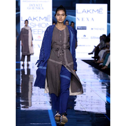 JAYATI GOENKA Indigo Solid Pants