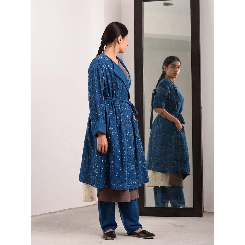 JAYATI GOENKA Indigo Solid Pants