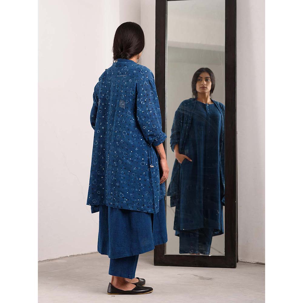 JAYATI GOENKA Blue Solid Pants