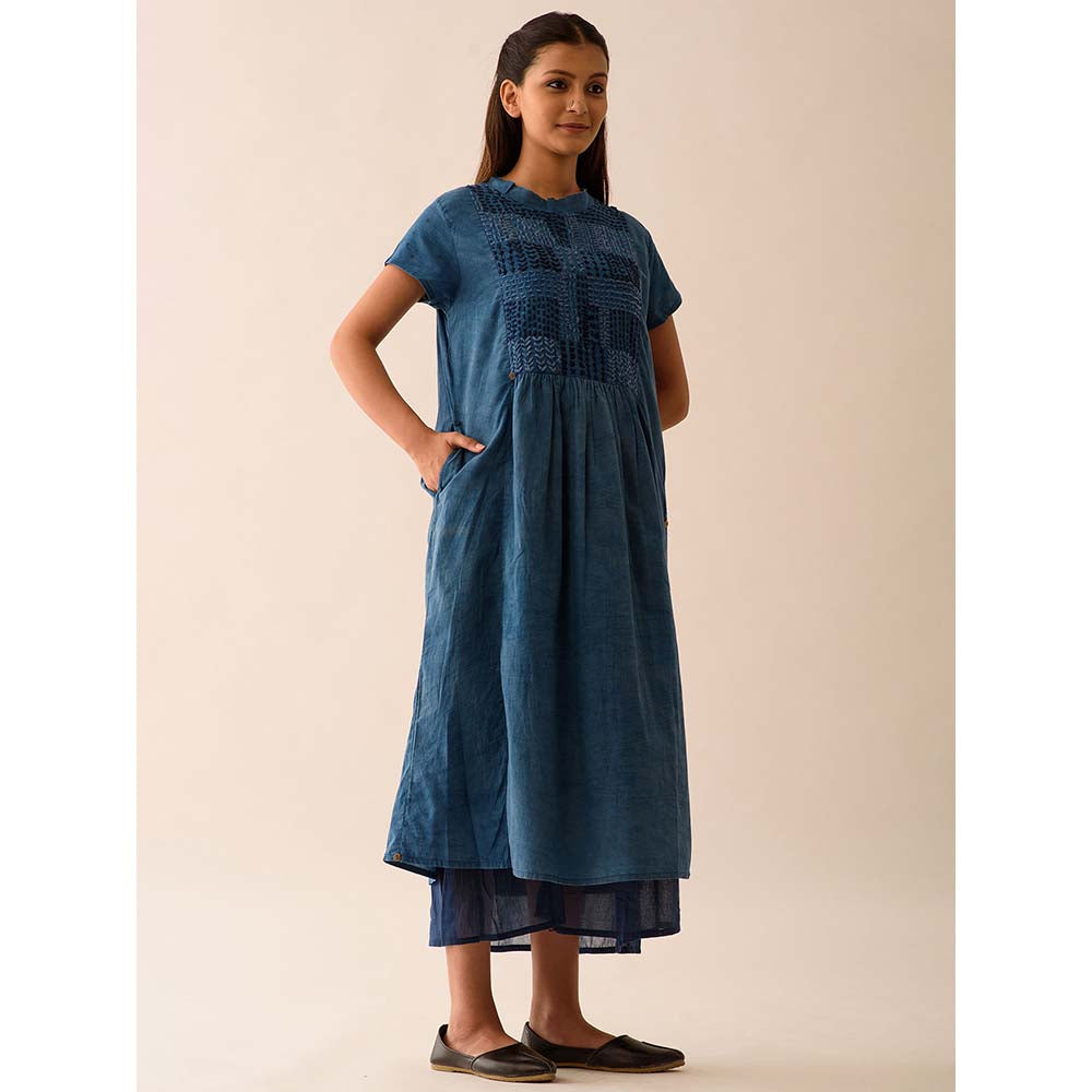 JAYATI GOENKA Blue Solid Kurta