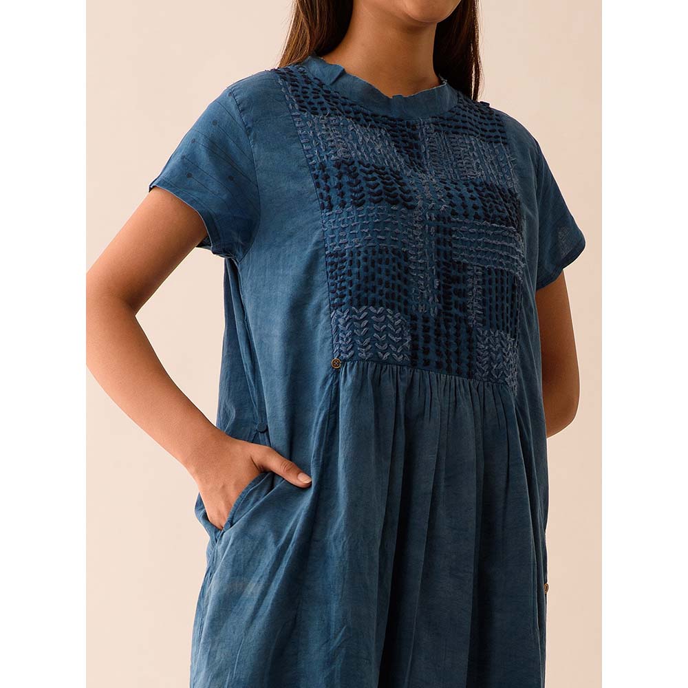 JAYATI GOENKA Blue Solid Kurta