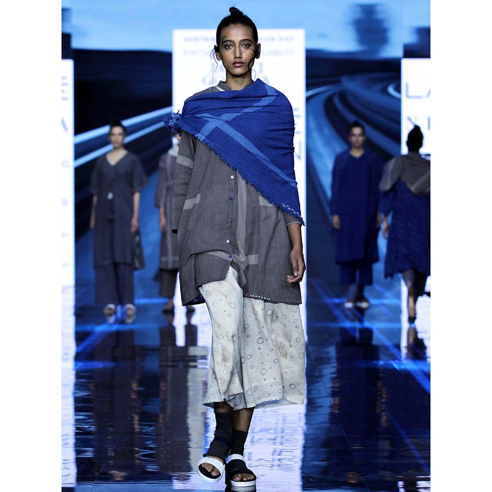 JAYATI GOENKA Beige Printed Pants