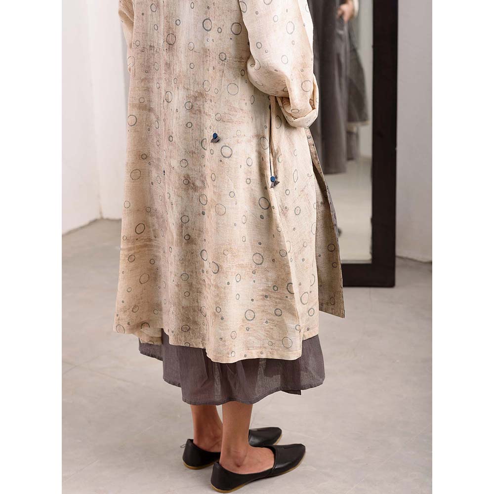 JAYATI GOENKA Beige Printed Shrug