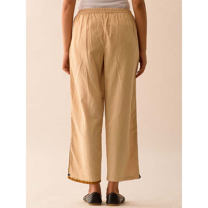 JAYATI GOENKA Beige Solid Pants