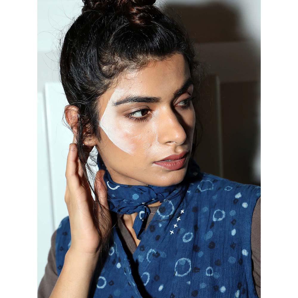 JAYATI GOENKA Blue Printed Midi Dress