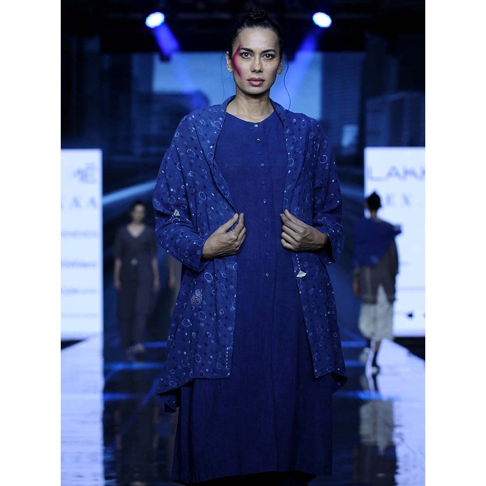 JAYATI GOENKA Blue Printed Shrug