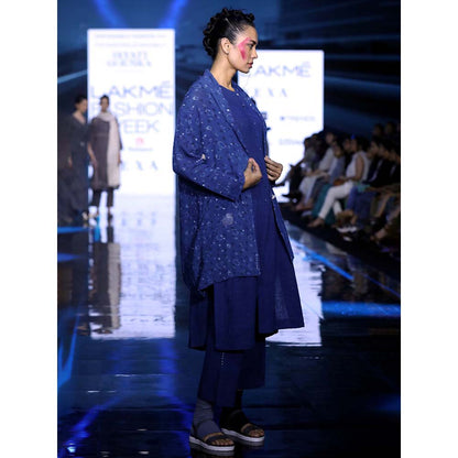 JAYATI GOENKA Blue Printed Shrug