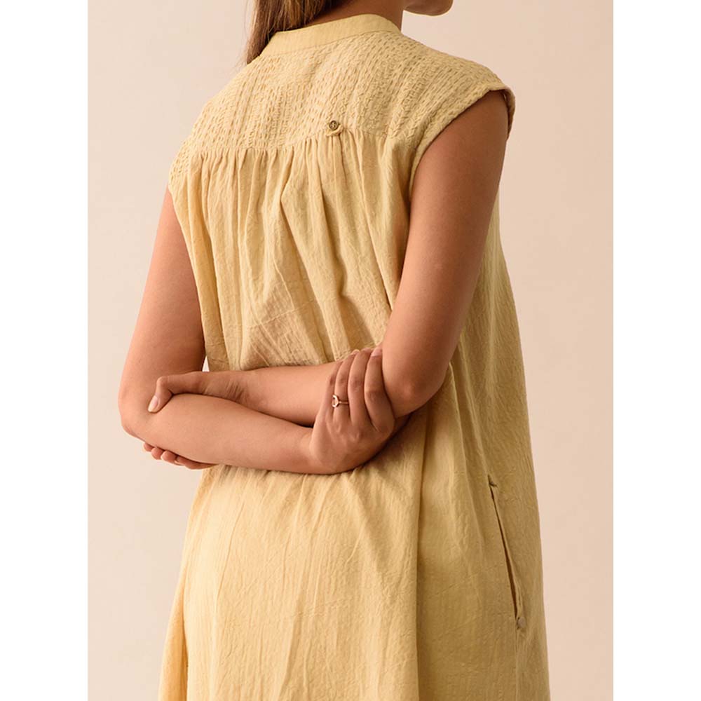 JAYATI GOENKA Beige Solid Tunic