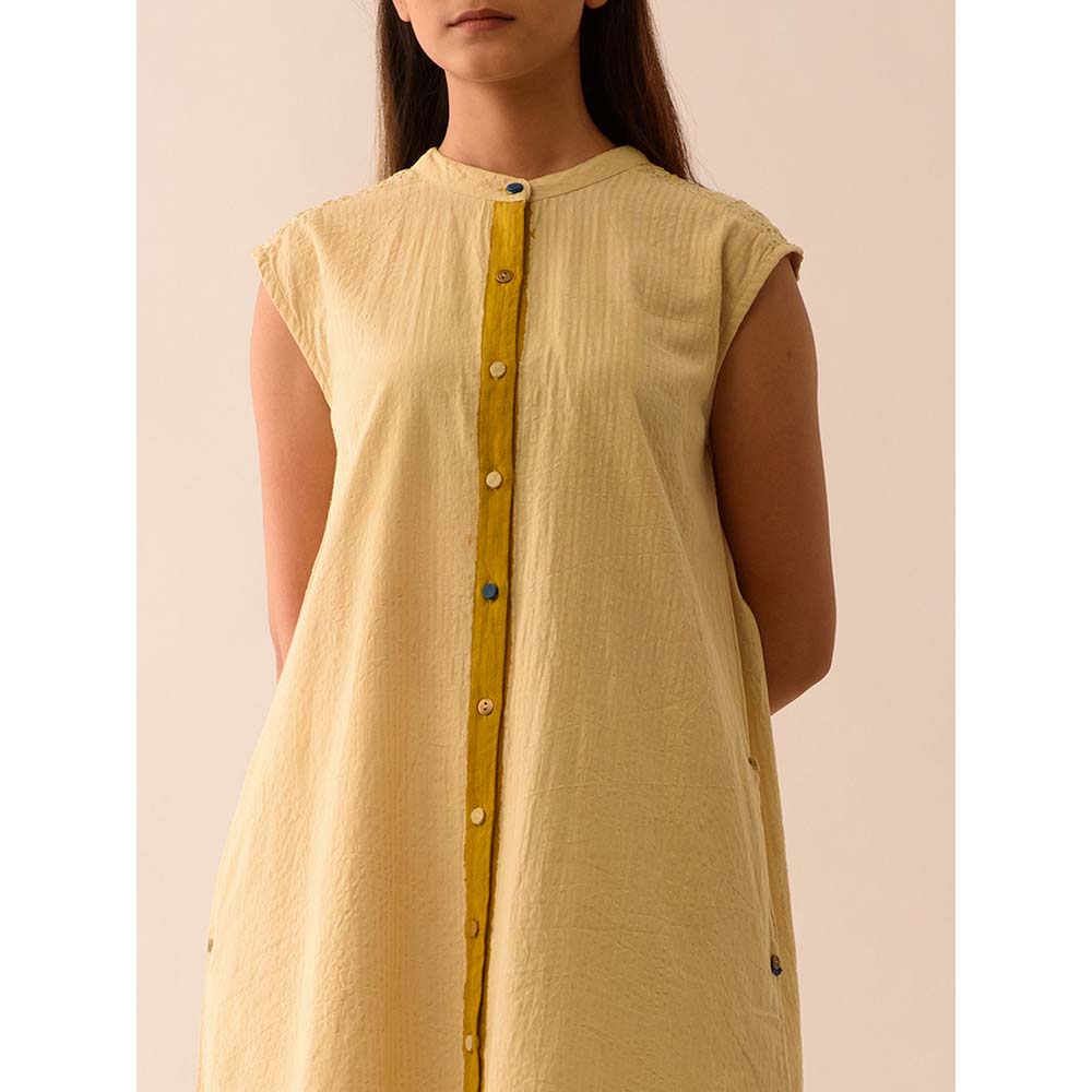 JAYATI GOENKA Beige Solid Tunic
