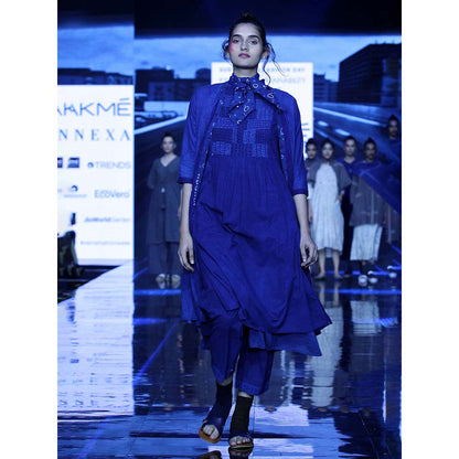 JAYATI GOENKA Blue Solid Pants