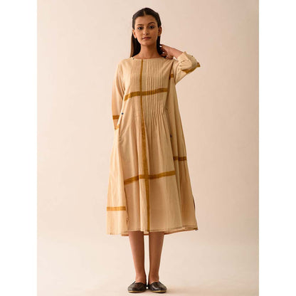 JAYATI GOENKA Beige Geometric Dress